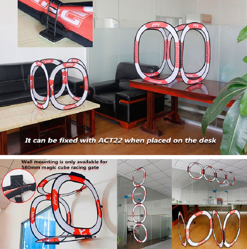 780mm FPV Racing Gate Goal Wit - Drone Racing Flag 评论和价格