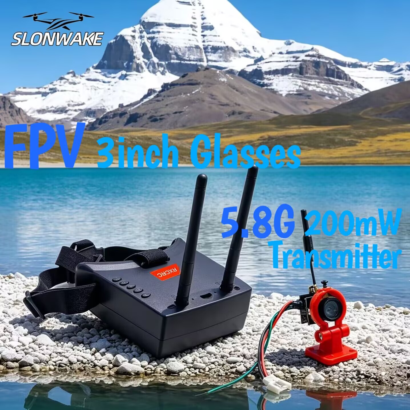 SLONWAKE 5.8G Analog VTX Trans - Drone Racing Camera 评论和价格